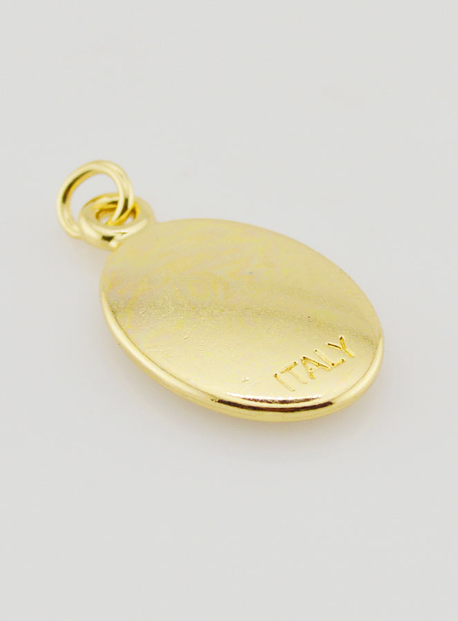 Médaille Saint Michel Archange Dorée - 25mm (pic 4)