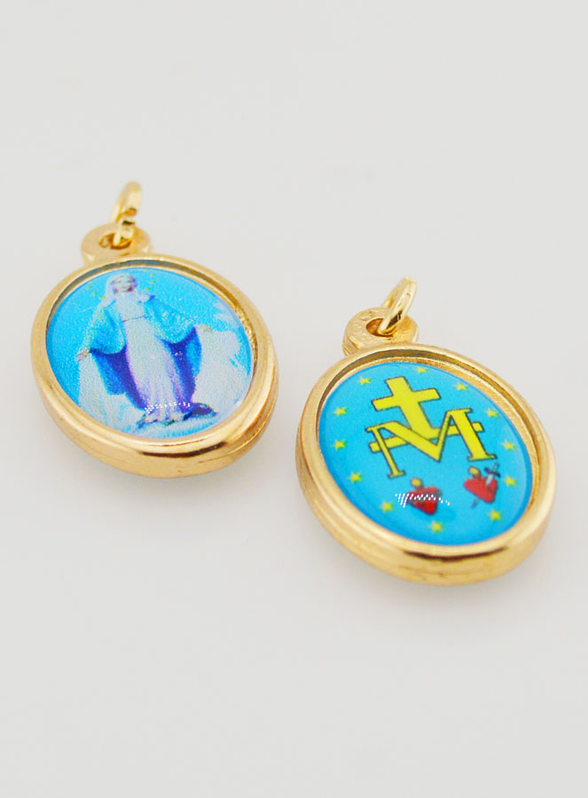 Médaille Miraculeuse Dorée - 25mm (pic 2)