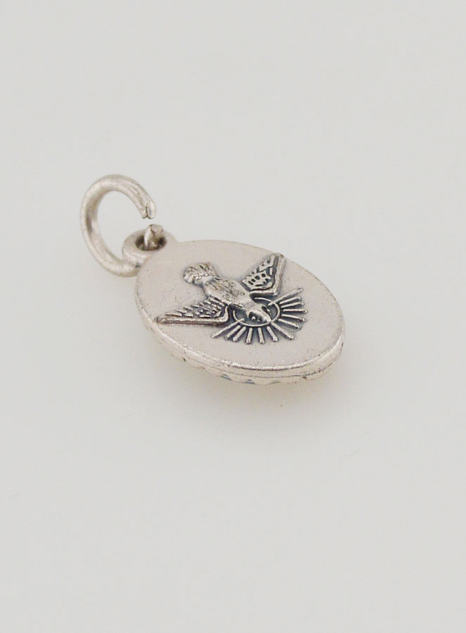 Médaille Bord Torsadé 15mm - Sainte Rita (pic 4)