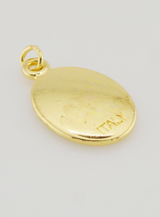 Médaille Sainte Rita Dorée - 25mm (pic 4)