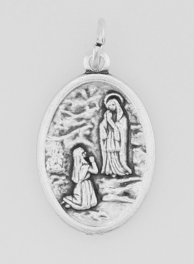 Médaille Notre Dame de Lourdes - 22mm (pic 1)
