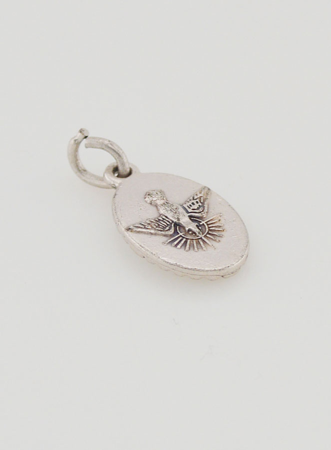 Médaille Bord Torsadé 15mm - Vierge Noire (pic 4)