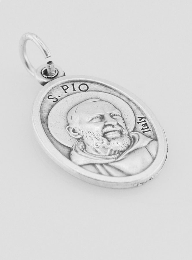 Médaille de Saint Padre Pio - 22mm (pic 3)