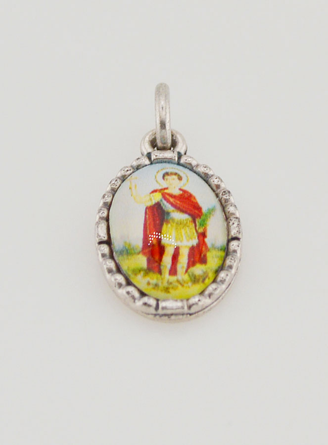 Médaille Bord Torsadé 15mm - Saint Expedit (pic 2)