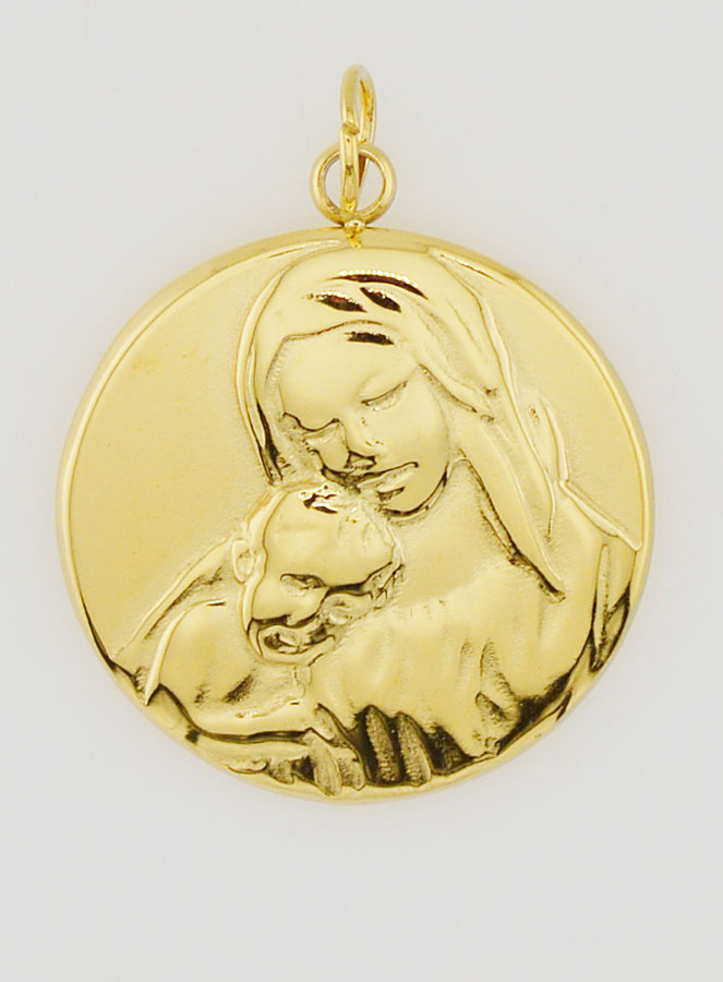 Médaille de la Vierge à l'Enfant - 20mm (pic 1)