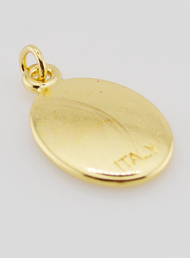 Médaille Saint Expedit Dorée - 25mm (pic 4)