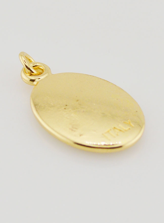 Médaille de Saint Charbel Dorée - 25mm (pic 4)