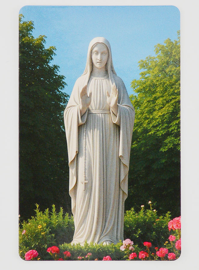 Lot de 10 Cartes de Prière à Notre Dame des Pauvres (pic 3)