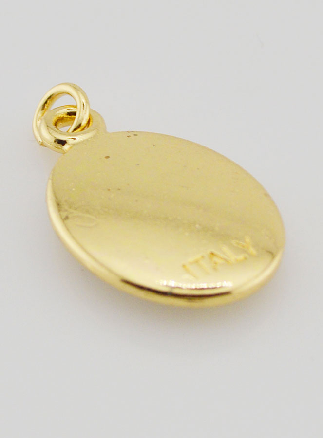 Médaille Saint Georges Dorée - 25mm (pic 4)