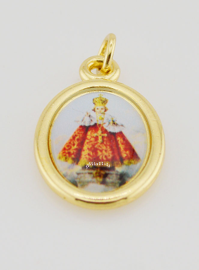Médaille Enfant Jésus de Prague - 25mm (pic 2)
