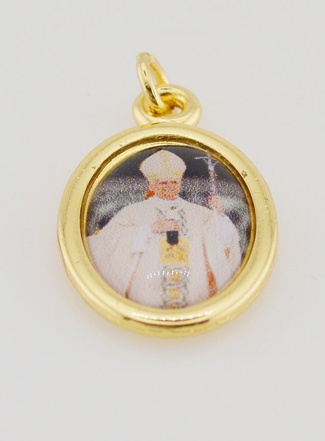 Médaille du Pape Léon XIV Dorée - 25mm (pic 2)