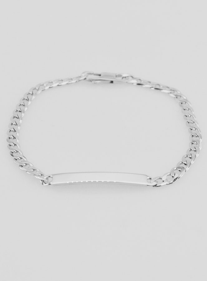 Gourmette Homme en Argent - Maille 4mm (pic 4)