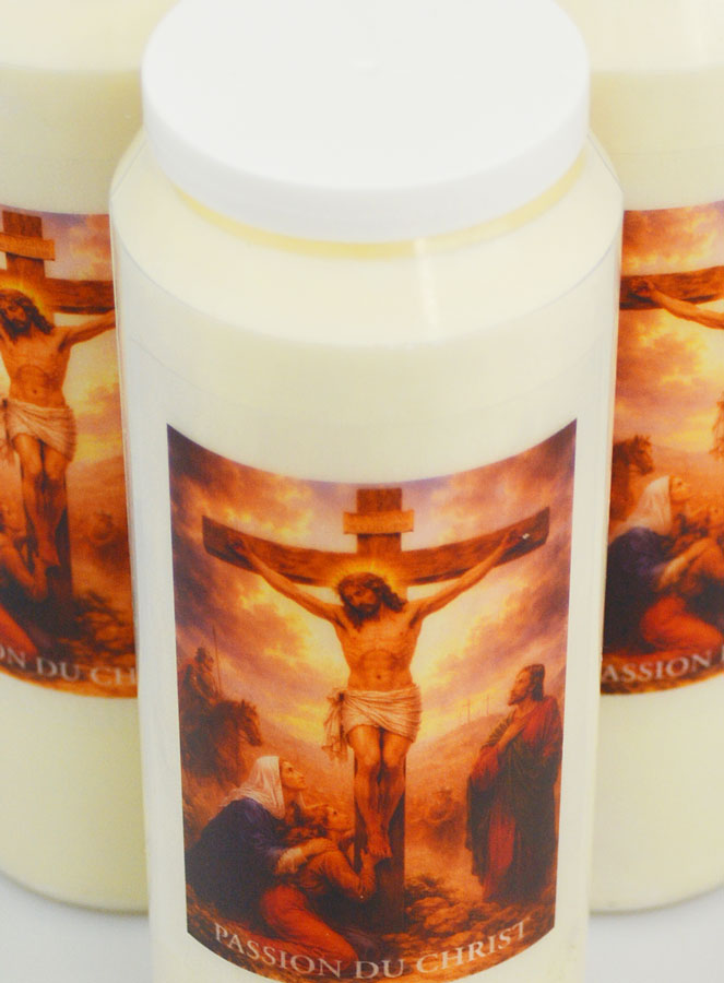 Lot de 3 Bougies de Neuvaine Passion du Christ (pic 4)
