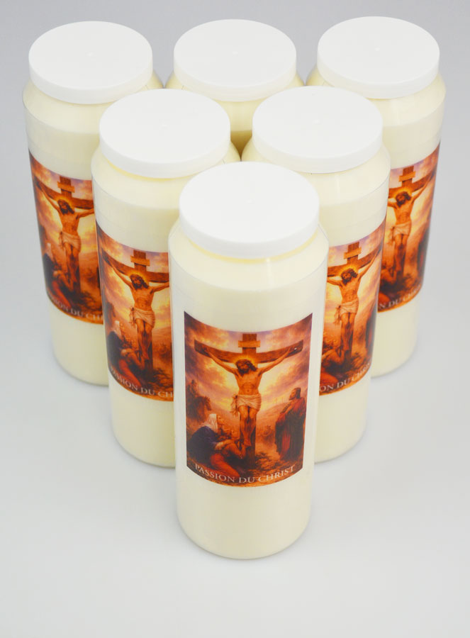 Lot de 6 Bougies de Neuvaine la Passion du Christ (pic 2)