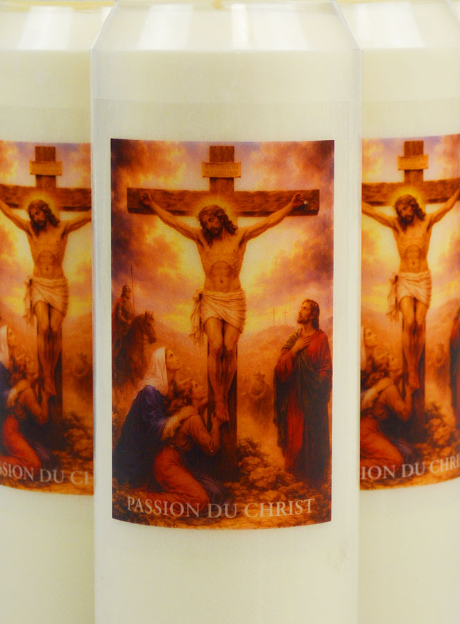 Lot de 6 Bougies de Neuvaine la Passion du Christ (pic 3)