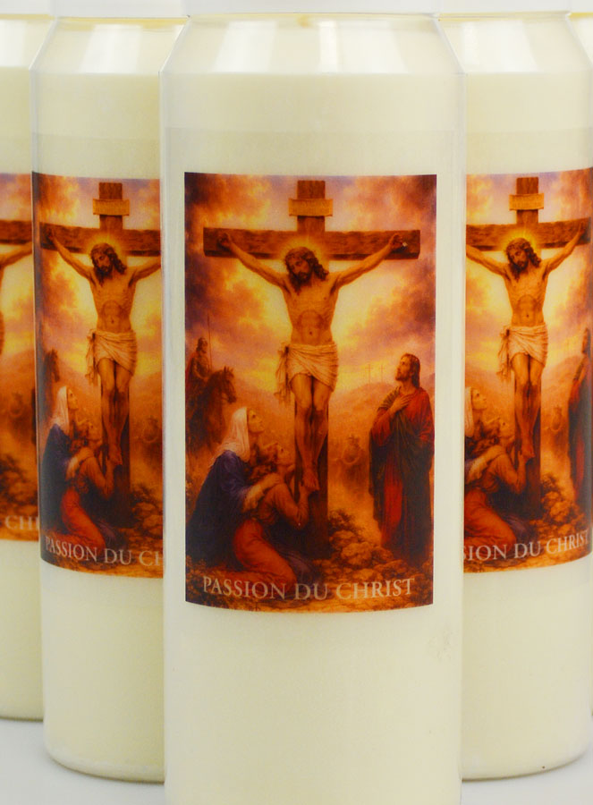 Lot de 10 Bougies de Neuvaine Passion du Christ (pic 3)