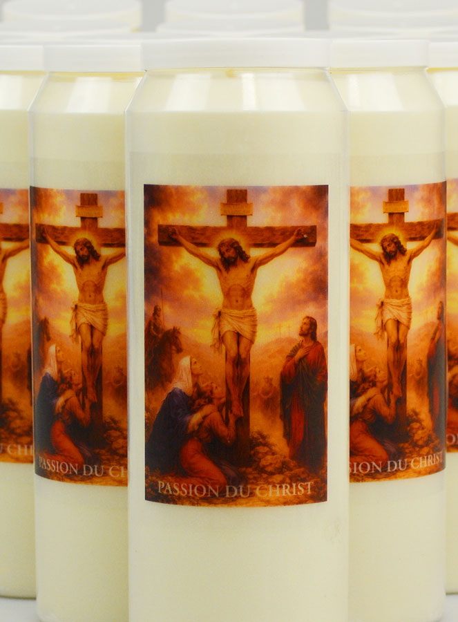 Lot de 20 Bougies de Neuvaine Passion du Christ (pic 3)