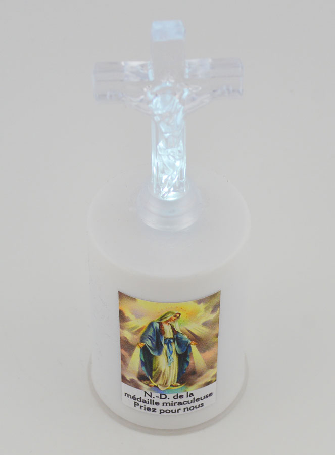 Bougie d'Église à Led Vierge Miraculeuse (pic 2)