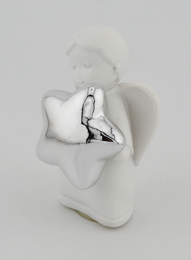 Ange Étoile Argentée - 6cm (pic 2)