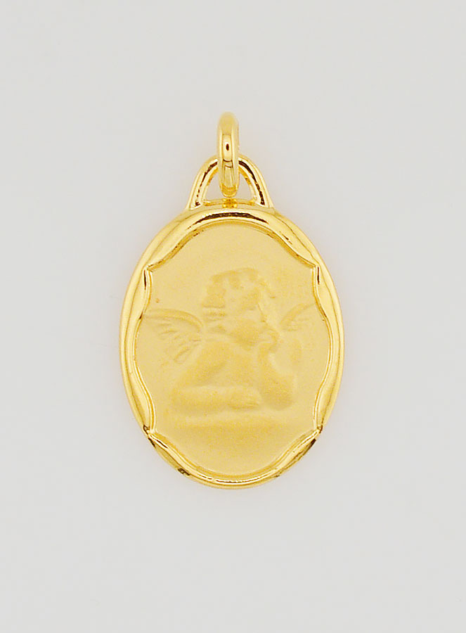 Médaille de Baptême Ange Gardien - 20mm (pic 1)