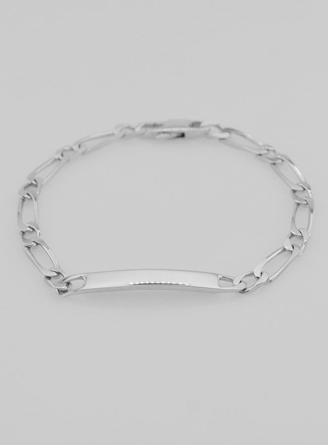 Gourmette de Baptême en Argent 925 - 18cm (pic 4)