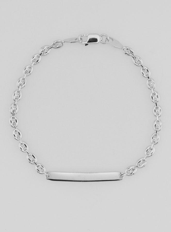 Gourmette de Baptême en Argent 925 - 18cm (pic 3)