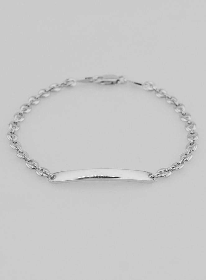 Gourmette de Baptême en Argent 925 - 18cm (pic 4)