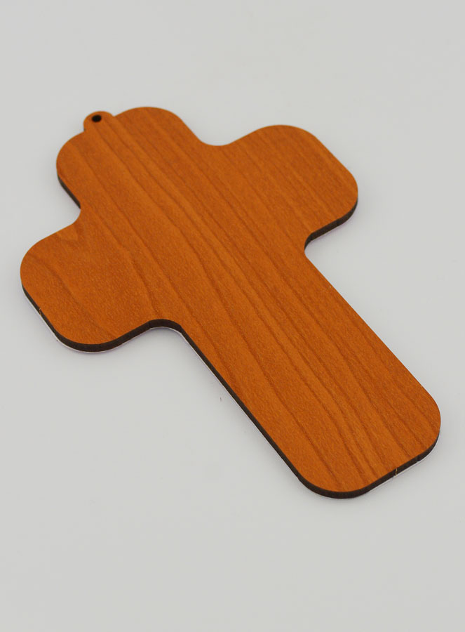 Croix en Bois Enfant - Ange à la Harpe (pic 4)