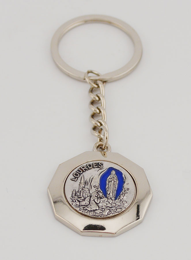 Porte-Clés des Apparitions de Notre Dame de Lourdes (pic 2)
