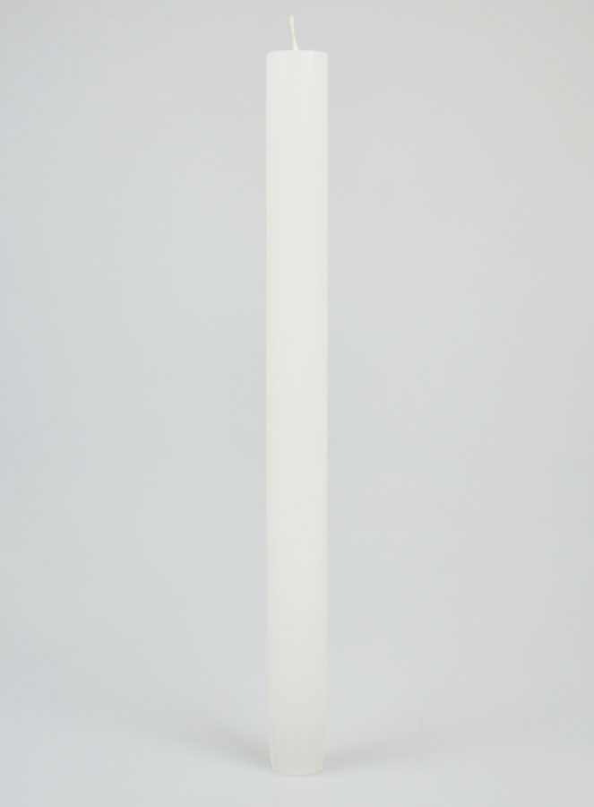 Bougie de Prière Teintée Masse - Blanc (pic 1)