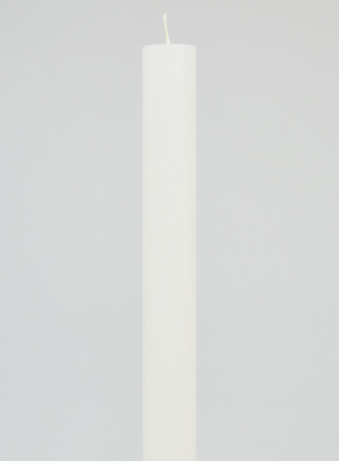 Bougie de Prière Teintée Masse - Blanc (pic 3)