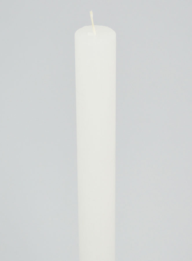 Bougie de Prière Teintée Masse - Blanc (pic 4)