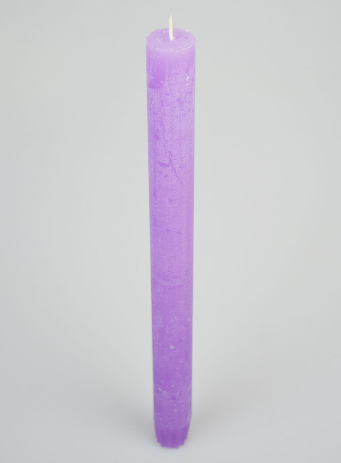 Bougie Teintée Masse 27cm - Violet (pic 2)