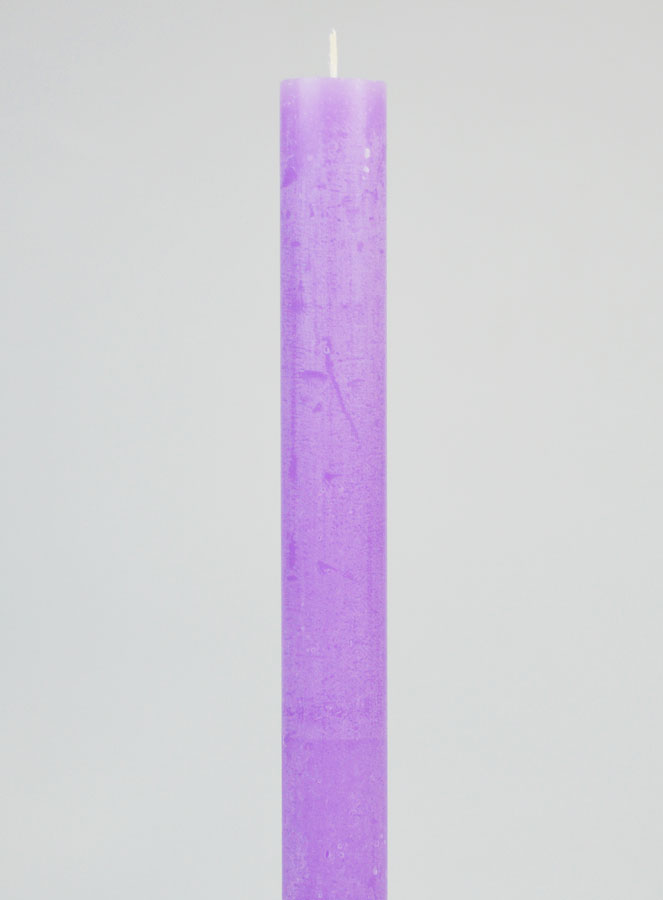 Bougie Teintée Masse 27cm - Violet (pic 3)