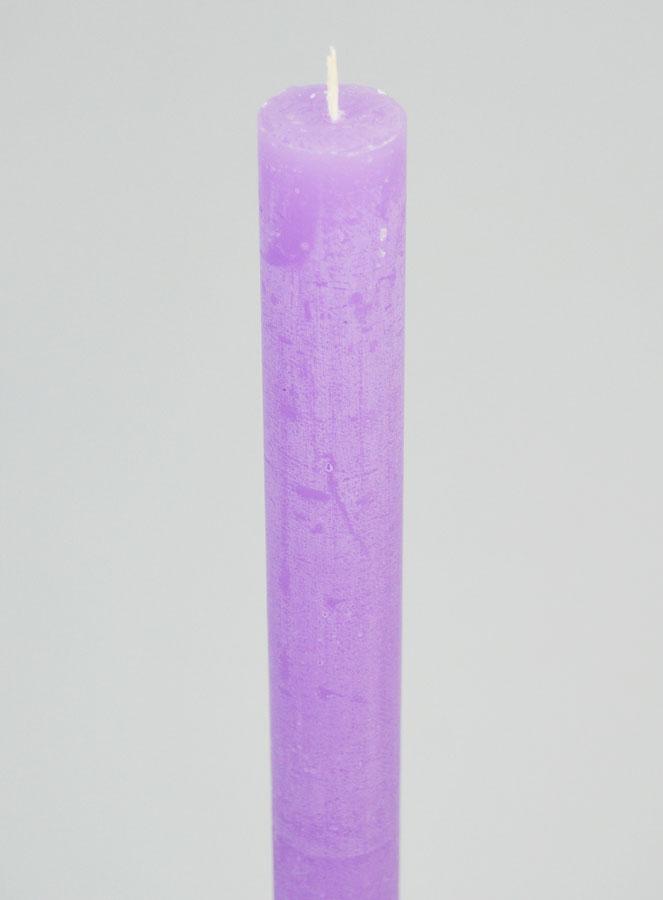 Bougie Teintée Masse 27cm - Violet (pic 4)