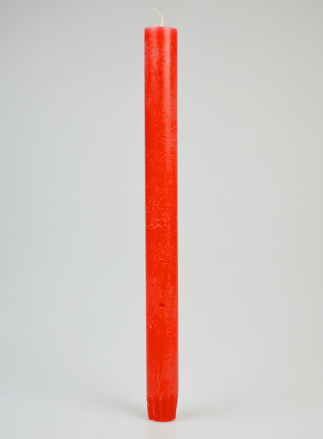 Bougie de Prière Teintée Masse - Rouge Rosé (pic 1)