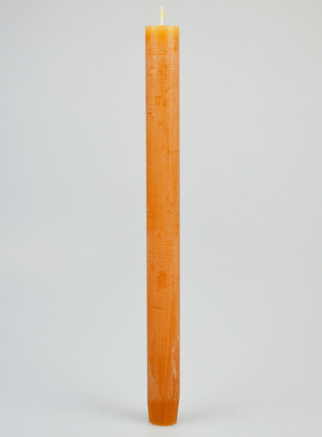 Bougie Teintée Masse 27cm - Marron Glacé (pic 1)