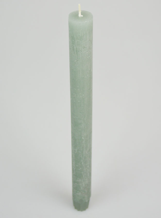 Bougie Teintée Masse 27cm - Vert Jade (pic 2)