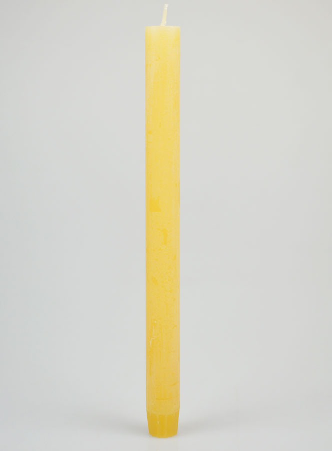 Bougie Teintée Masse 27cm - Beige Avoine (pic 1)