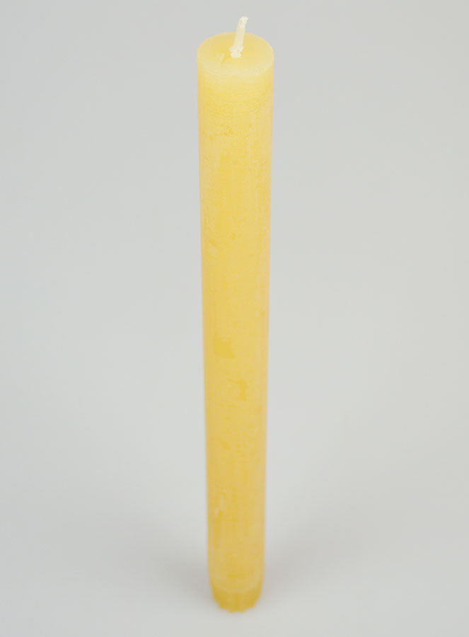 Bougie Teintée Masse 27cm - Beige Avoine (pic 2)