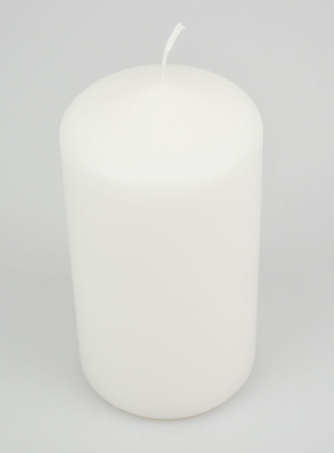 Bougie de Décoration Blanche - 15cm (pic 2)