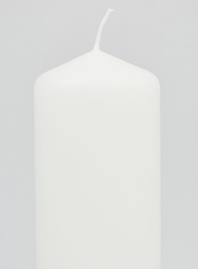Bougie de Décoration Blanche - 20cm (pic 3)