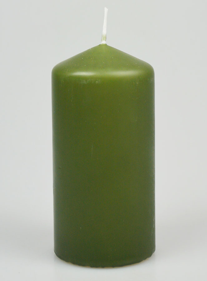 Bougie Décoration 12cm - Olive (pic 1)