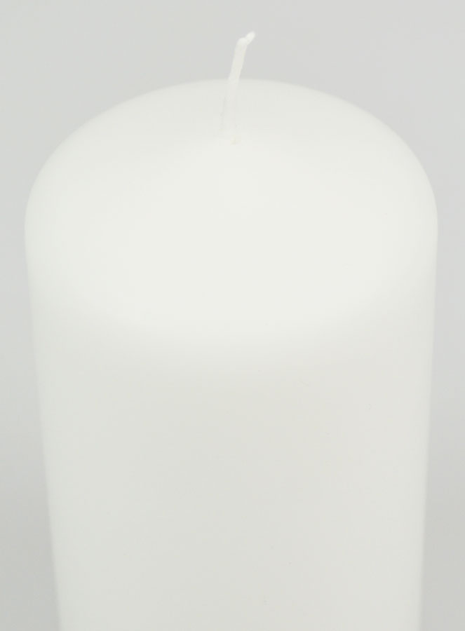 Bougie de Décoration Blanche - 13cm (pic 4)