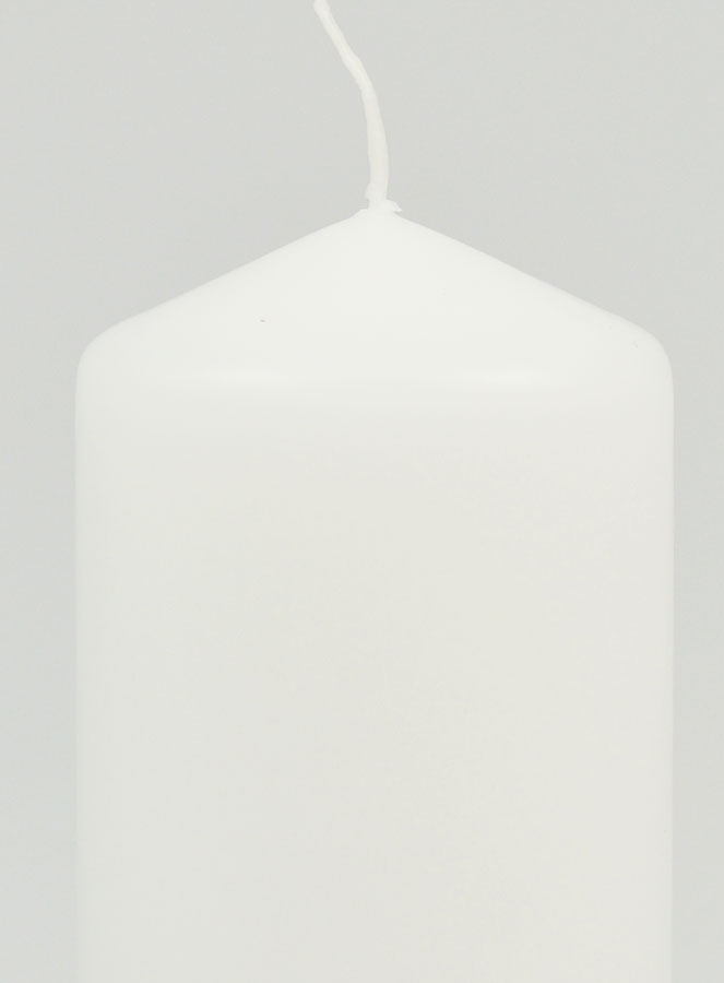 Bougie de Décoration Blanche - 10cm (pic 3)