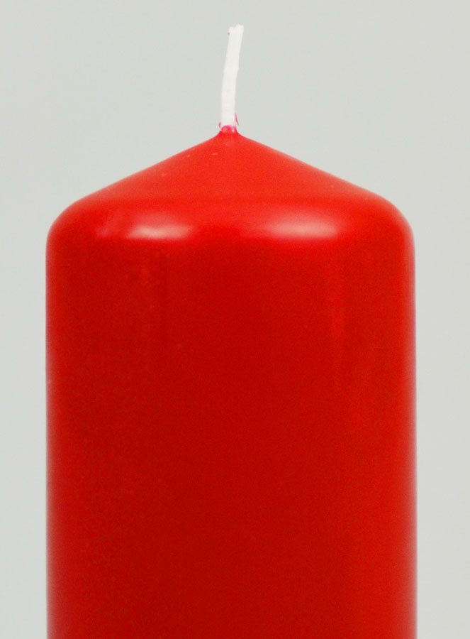 Bougie Décoration 12cm - Rouge (pic 3)