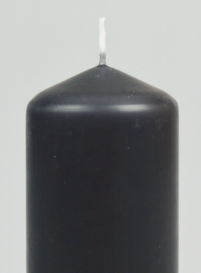 Bougie Décoration 12cm - Anthracite (pic 3)