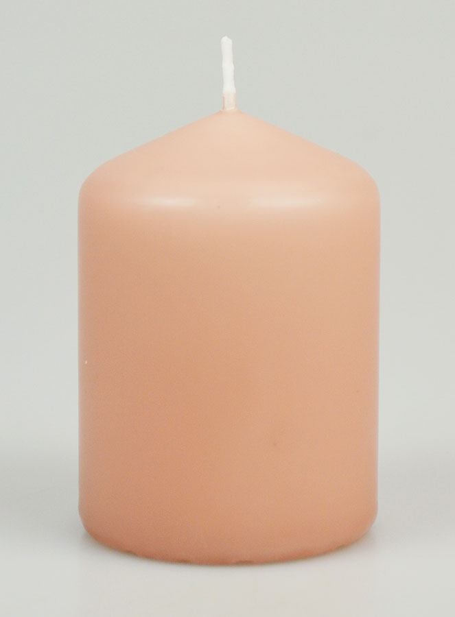 Bougie Décoration 8cm - Rose Antique (pic 1)