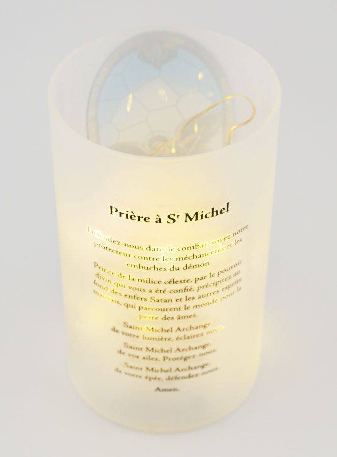 Photophore LED - Saint Michel & Prière (pic 3)