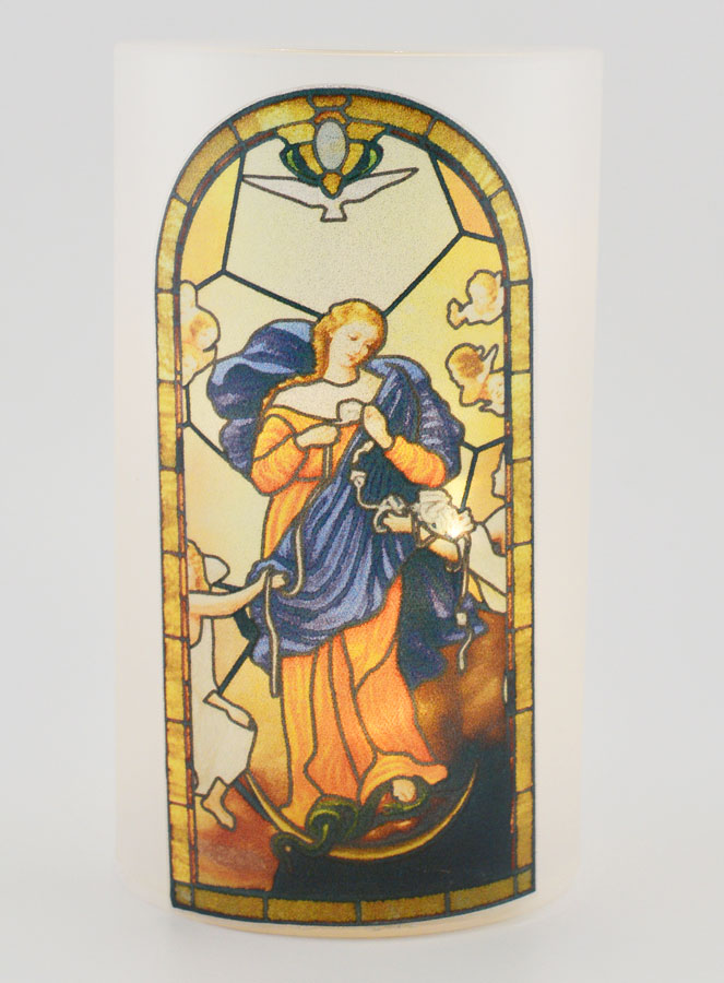 Photophore LED - Marie qui Défait les Noeuds & Prière (pic 1)